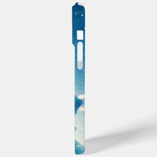 gelukzalige sneeuwman Case-Mate iPhone case (Achterkant / Links)