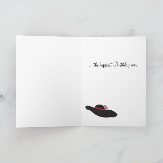 Gelukzinnige 'Birthday Ever'-kaart Bedankkaart (Binnen)