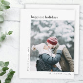 Geluste Feestdagen | Minimaal stijlvol kerstfeest Feestdagenkaart