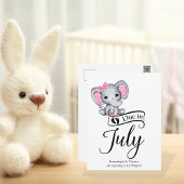 Gelverschuldigd in juli Little Peanut Baby Girl El Briefkaart