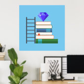 Gem Books Poster (Thuiskantoor)