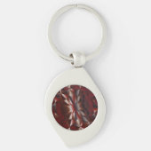 Gem Brown Garnet Sleutelhanger (Voorkant)