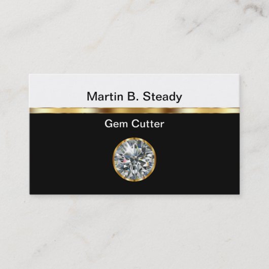 Gem Cutter Visitekaartjes (Voorkant)