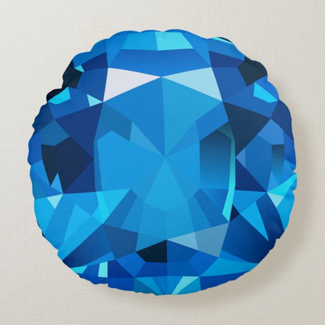 Gem Design Rond Kussen (Voorkant)