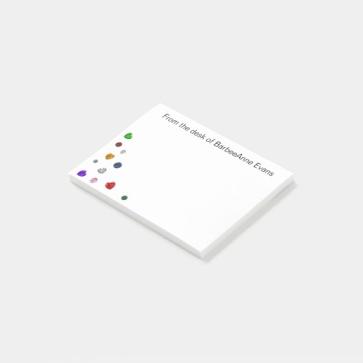 Gem Doodle Post-it® Notes (Schuin)