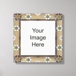 Gem en Bead Fotosjabloon Verpakt Canvas