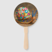 Gem Encrusted Snail Handwaaier (Achterkant)