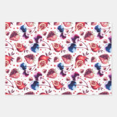 Gem Fruit Naadloze Patroon Gift Wrap Set Inpakpapier Vel (Voorkant)