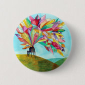 Gem House 1-knop Ronde Button 5,7 Cm (Voorkant)