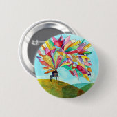 Gem House 1-knop Ronde Button 5,7 Cm (Voorkant /achterkant)