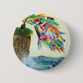 Gem House 3-knop Ronde Button 5,7 Cm (Voorkant)