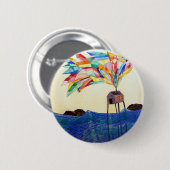 Gem House 4-knop Ronde Button 5,7 Cm (Voorkant /achterkant)