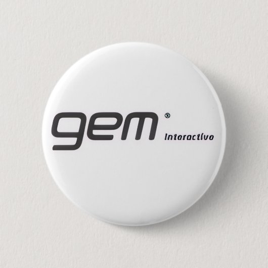 gem Interactive button,gem interactive Ronde Button 5,7 Cm (Voorkant)