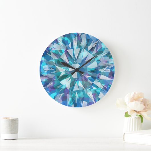 Gem met Blues en Purples Grote Klok (Huis)