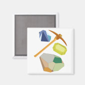 Gem Mining Magneet (Voorkant / Achterkant)