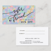 Gem opal textuur verwijzingskaart visitekaartje (Voorkant / Achterkant)