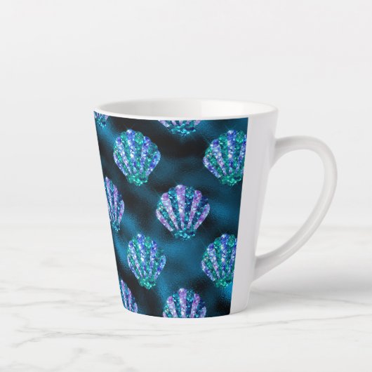 Gem Sea Shells Latte Mok (Rechts)