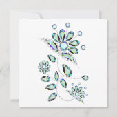 Gem Stone Gold Filigree Flat Kaarten (Voorkant)