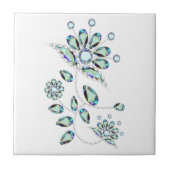 Gem Stone Gold Filigree Tegeltje (Voorkant)