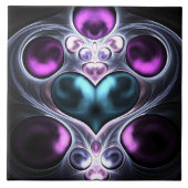 Gem Stone Heart Tegeltje (Voorkant)