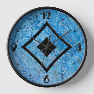 Gem Stone Pattern, Blue Granite & Black Onyx