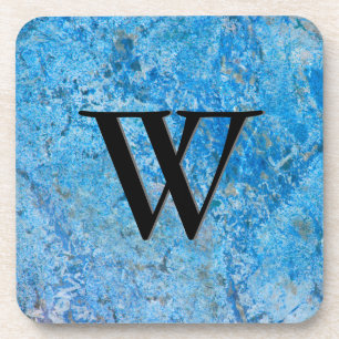 Gem Stone Pattern, Blue Granite & Black Onyx Onderzetter