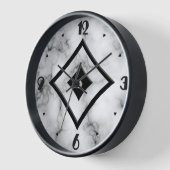 Gem Stone Pattern, grijs / grijs marmer & zwart On (Hoek)