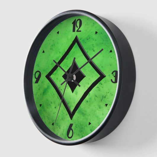 Gem Stone Pattern, Lime Green Jade & Black Onyx (Hoek)