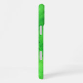 Gem Stone Pattern, Lime Green Jade & Black Onyx iPhone Hoesje (Rechterkant)