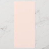 Gem Stones blush Pink Weddenschap Menu (Achterkant)