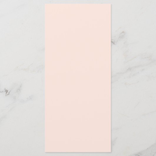 Gem Stones blush Pink Weddenschap Menu (Achterkant)
