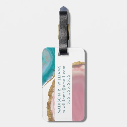 Gem Stones I Bagagelabel (Achterkant verticaal)