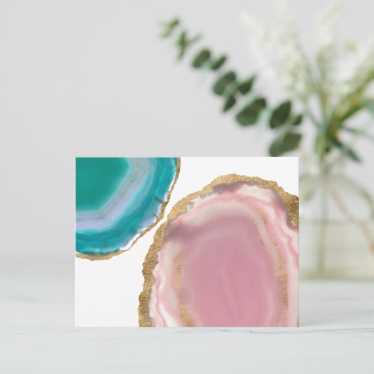 Gem Stones I Briefkaart (Staand voorkant)