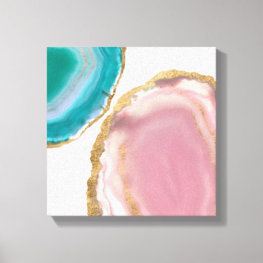 Gem Stones I Canvas Afdruk (Voorkant)