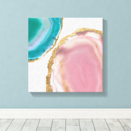 Gem Stones I Canvas Afdruk (Insitu (Houten vloer))