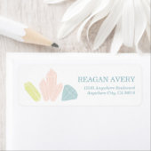Gem Stones Pastel Wedding Etiket (Insitu)