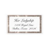 Gem van een adresetiket etiket (Voorkant)