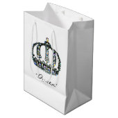 Gem van een Tiara Queen Medium Cadeauzakje (Voorkant Gekanteld)