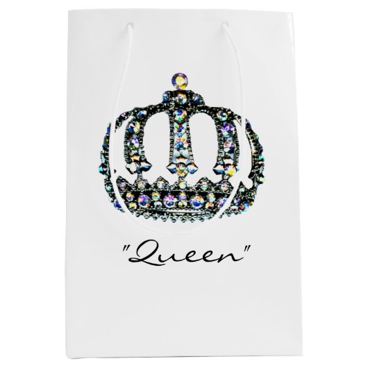 Gem van een Tiara Queen Medium Cadeauzakje (Voorkant)