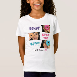 GEM-zusters - DONUT Stop de partij Kinder T-shirt