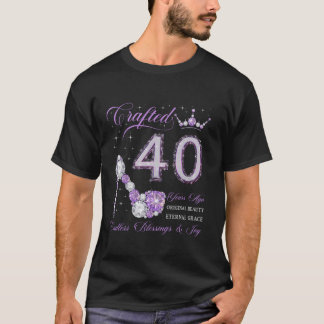 Gemaakt 40 jaar geleden 40e verjaardag 40 jaar oud t-shirt
