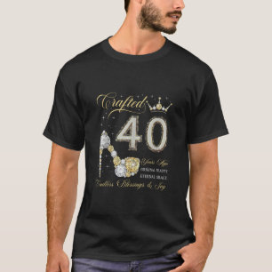 gemaakt 40 jaar geleden 40e verjaardag 40 jaar oud t-shirt