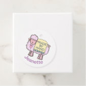 Gemaakt door de hand van persoonlijke bedankjes labels (In situ)