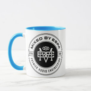 Gemaakt door Espa black logo Mok