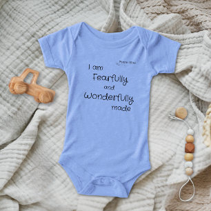 Gemaakt door God Christelijk Baby One-Piece Bodysu