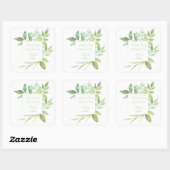 Gemaakt door Hand Label met een Waterverf Foliage (Vel)