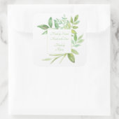 Gemaakt door Hand Label met een Waterverf Foliage (Tas)