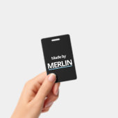 Gemaakt door MERLIN Badge (Handheld)