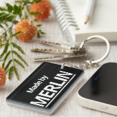 Gemaakt door MERLIN NFC Sleutelhanger Bag Mode ID (Voorkant Rechts)