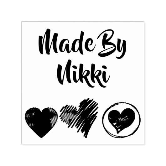 Gemaakt door stempel (Design)